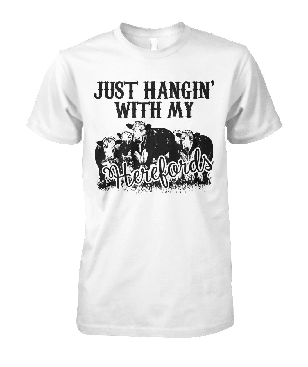 Just hangin' with my herefords