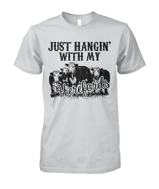 Just hangin' with my herefords