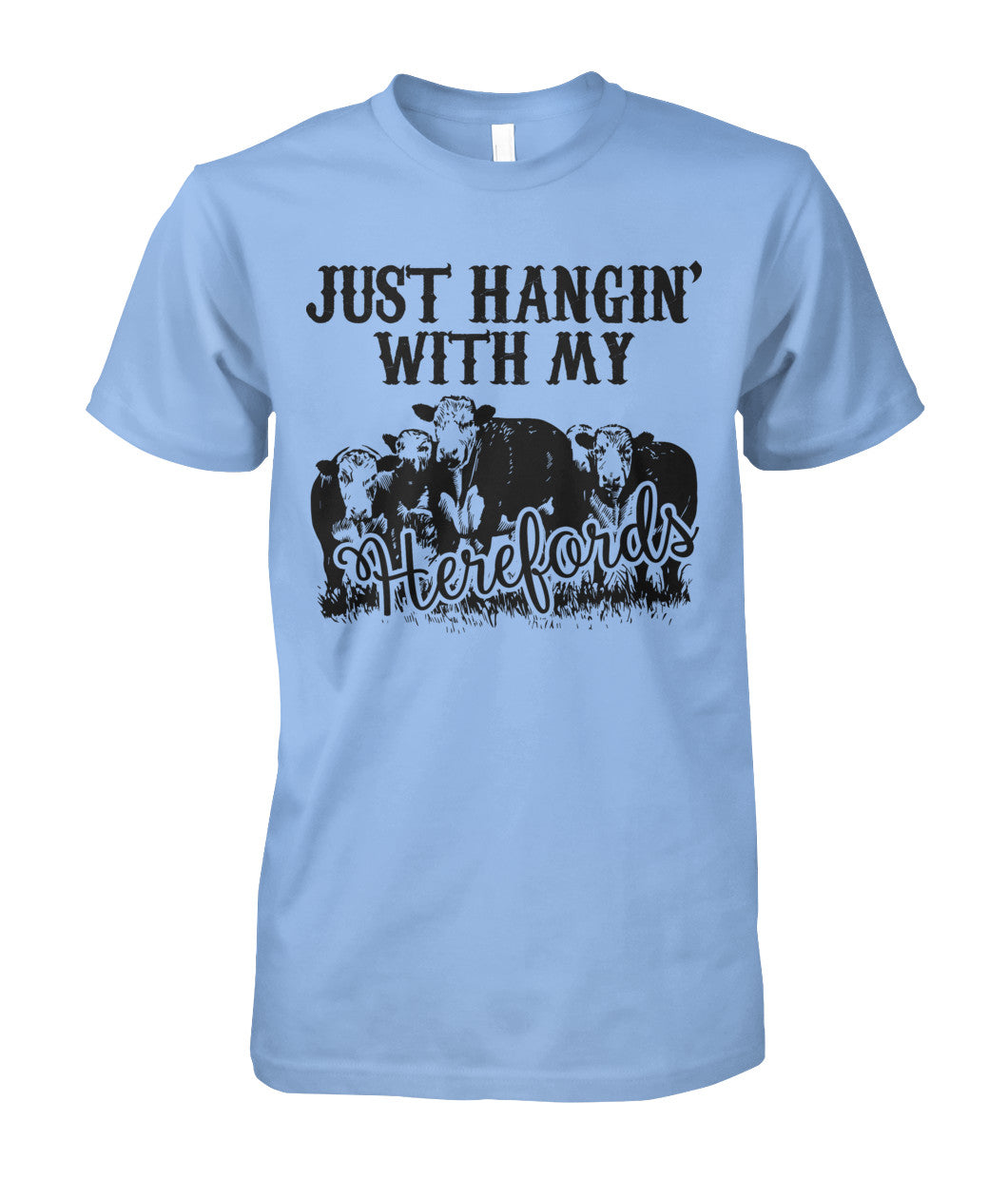 Just hangin' with my herefords